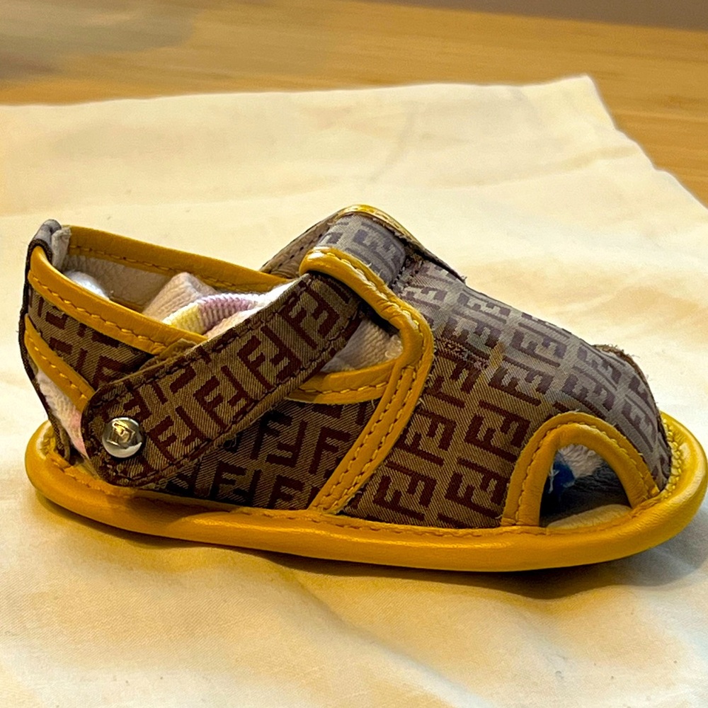 Authentic Fendi Baby Shoes